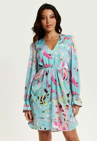 Liquorish Denim dress - blue