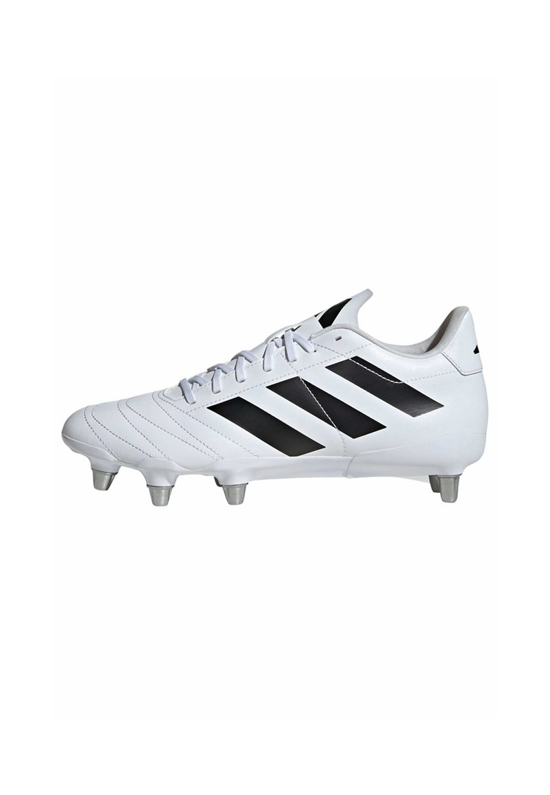 adidas Performance KAKARI SOFT GROUND - Firm-ground football boots - cloud white   core black   silver metallic