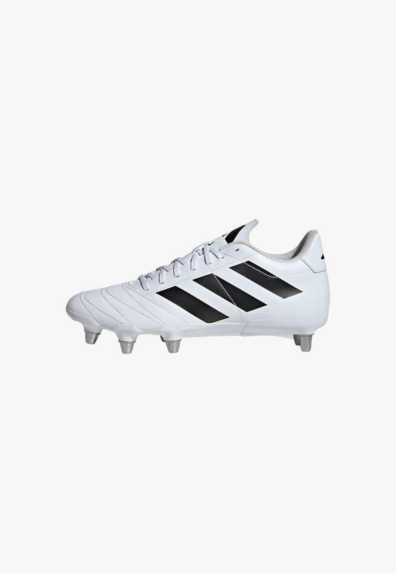 adidas Performance KAKARI SOFT GROUND - Firm-ground football boots - cloud white core black silver metallic