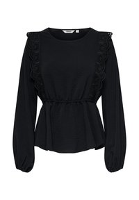 ONLMETTE L S PEPLUM  - Blouse - black