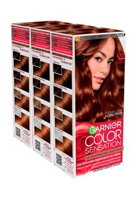Garnier GARNIER COLOR SENSATION COLORAZIONE PERMANENTE, FINO A 10 SETTIMANE DI COLORE INTENSO - 3 PACK - Tinte capelli - castano cannella