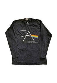 Paradiso Clothing PINK FLOYD DARK SIDE OF THE MOON DIP DYE - Long sleeved top - black