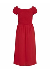 VILA MIDIKLEID KURZARM - Jurk - mars red
