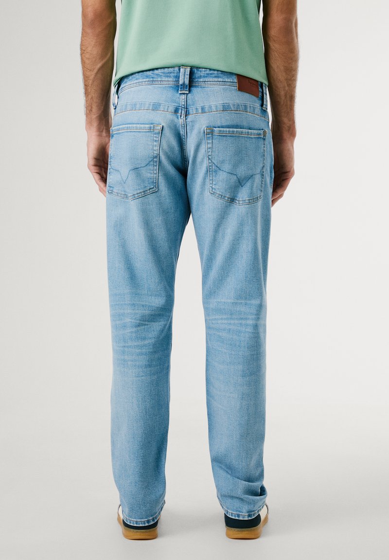 Pepe Jeans Straight leg jeans - denim/zwart denim/blackdenim Pepe Jeans Straight leg jeans - denim/zwart denim/blackdenim