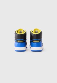Kappa RERNAL UNISEX - Baskets montantes - black/yellow