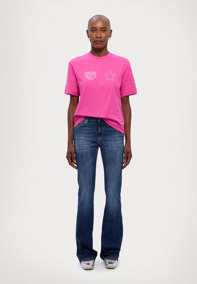 Dondup NEW LOLA HIGH RISE - Jeans Bootcut - blue