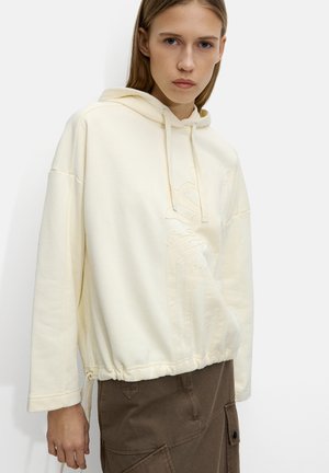 WITH DAISY PATCH - Hoodie - off white