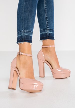 Højhælede pumps - light pink
