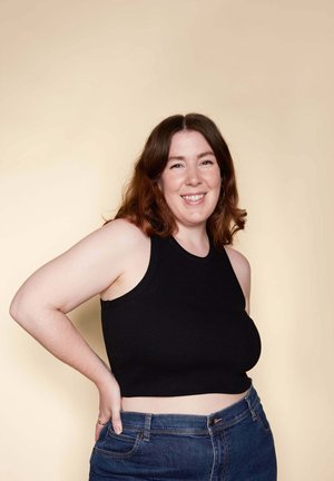 Popeia CROP - Top - black