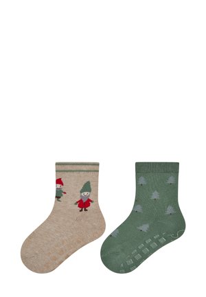 2ER-PACK - Socks - natur meliert