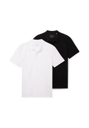 DOUBLE PACK - Poloshirt - white & black