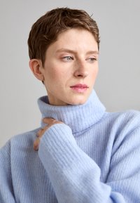 Mos Mosh THORA ROLLNECK - Svetr - blue