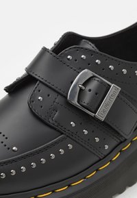 Dr. Martens RAMSEY QUAD MONK UNISEX - Belebújós cipők - black smooth