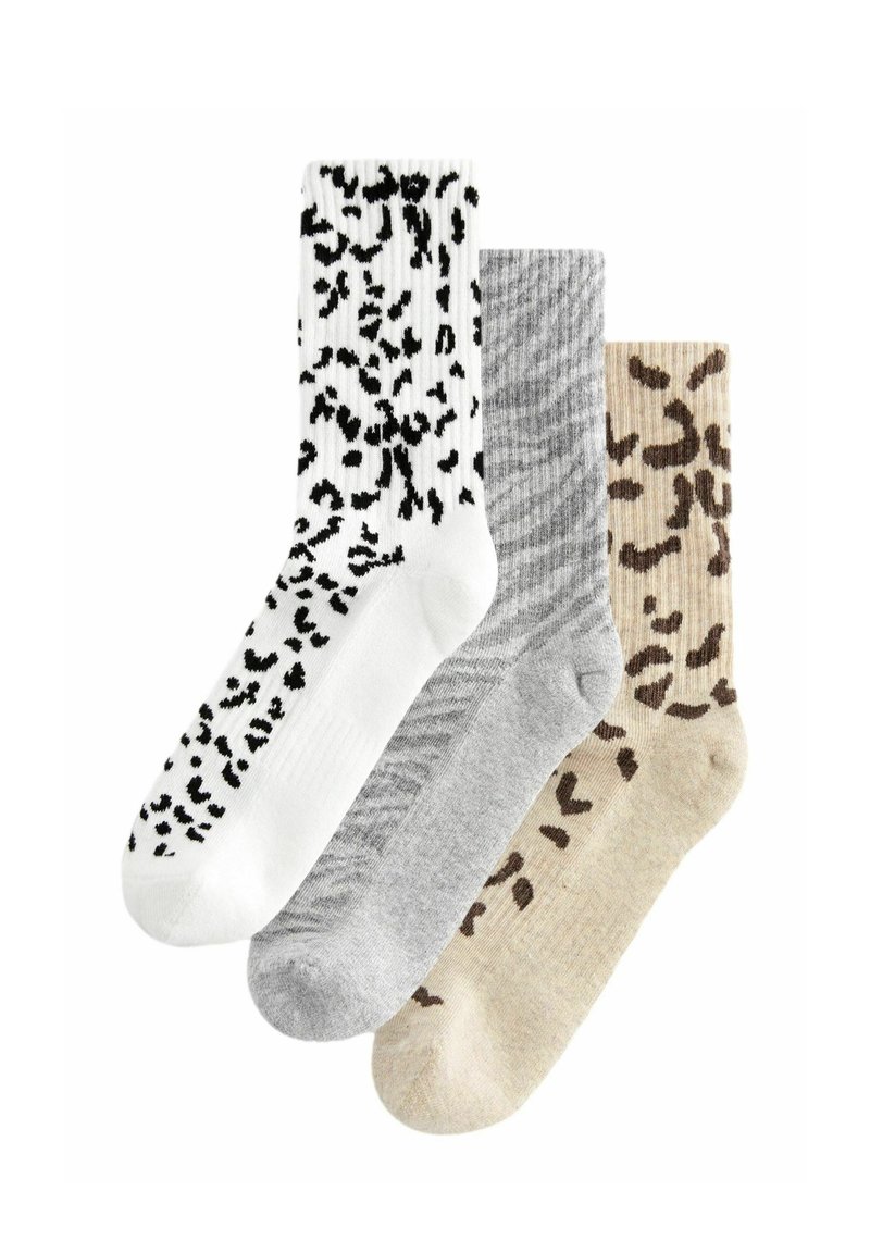 Next CUSHION 3 PACK WITH ARCH SUPPORT - Čarape - neutral animal