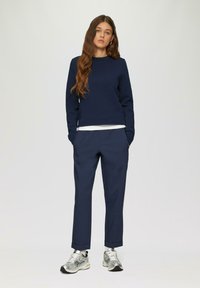 QS INTERLOCK - Langarmshirt - tiefblau