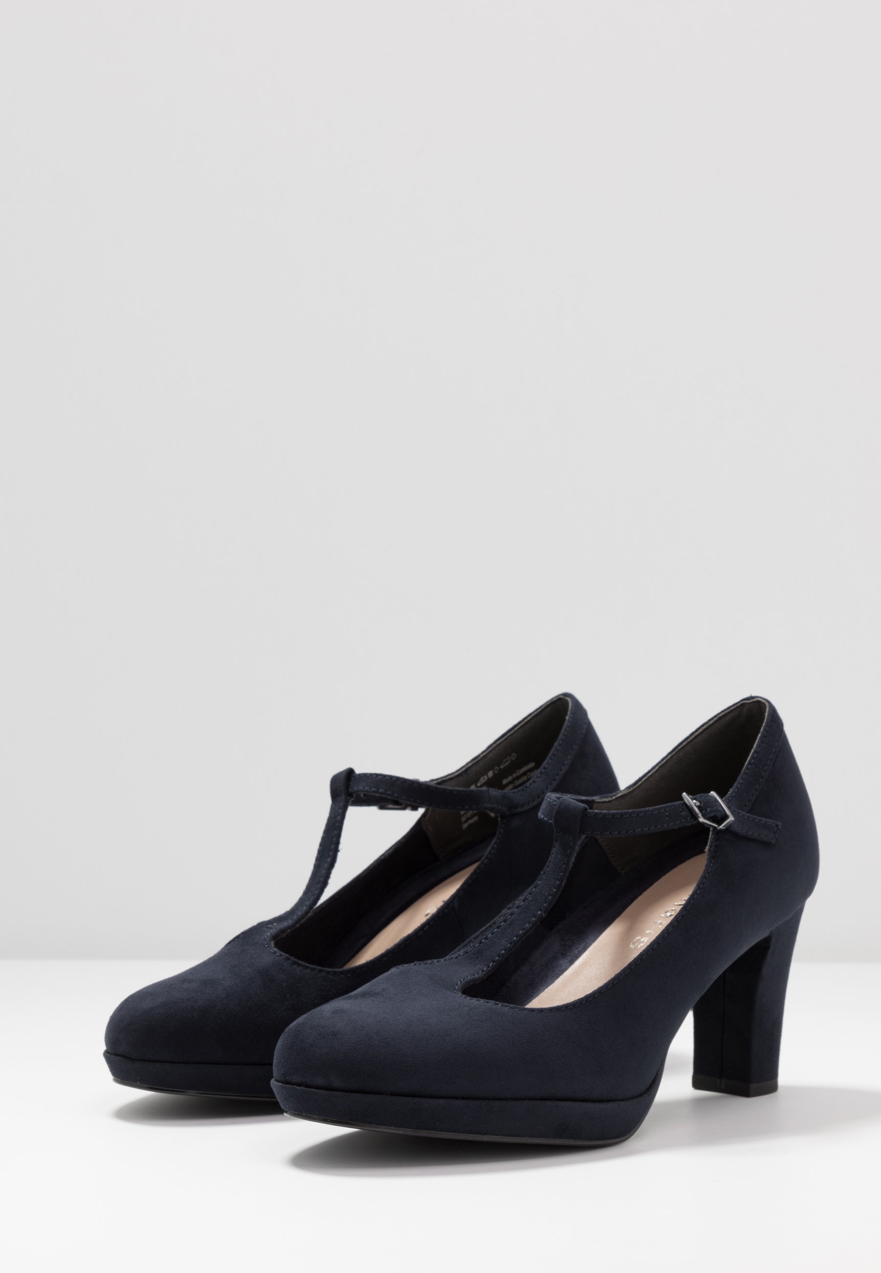 Tamaris WOMS SLIP ON Platåsko navymørkeblå Zalando.no Tamaris WOMS SLIP ON Platåsko black Zalando.no