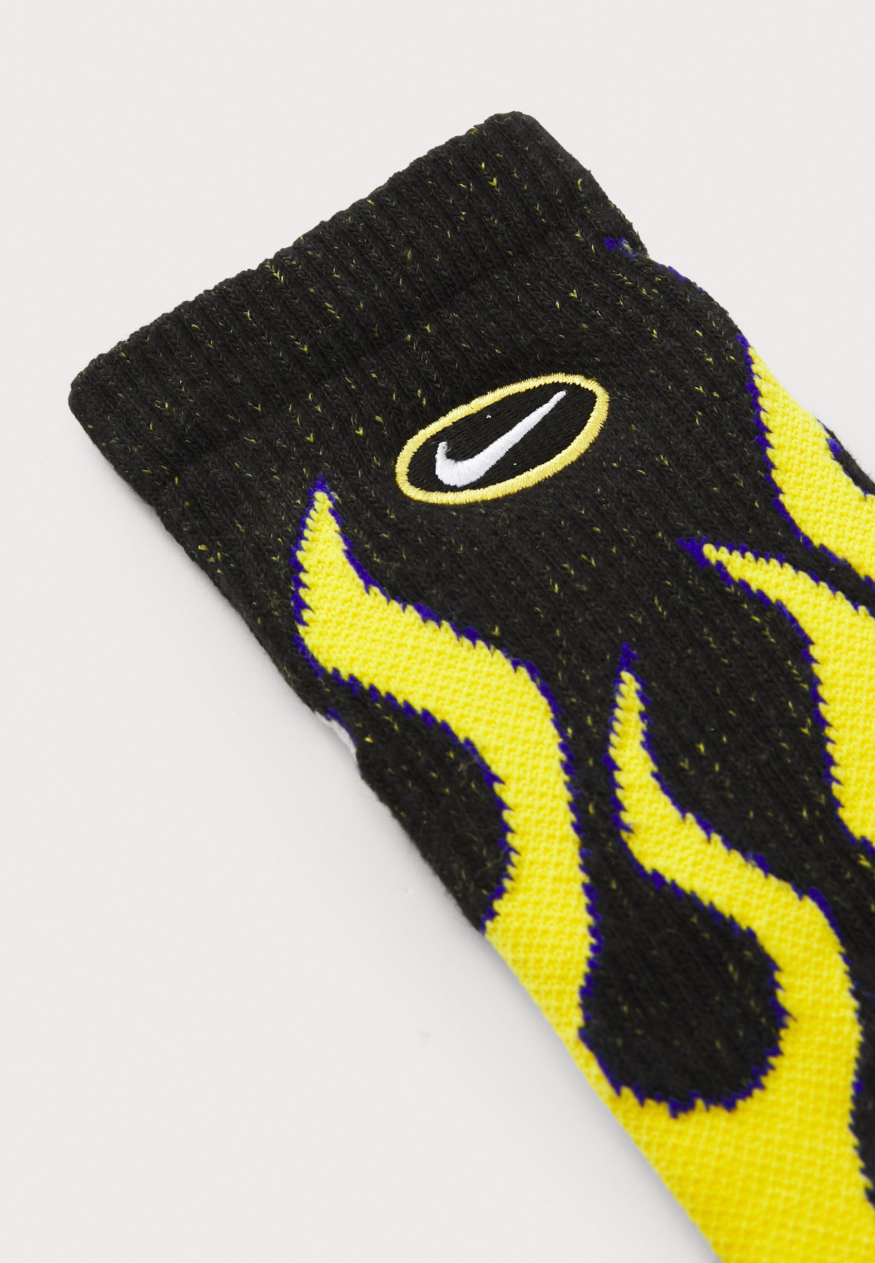 black and yellow nike elite socks