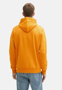 TOM TAILOR WITH PRINT - Sweat à capuche - fresh pepper orange