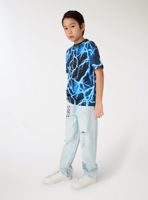 Terranova, CON FULMINI - T-shirt con stampa - var bluette