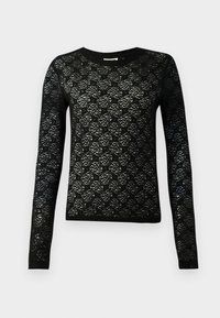NMJUDITH - Pikkade varrukatega topp - black