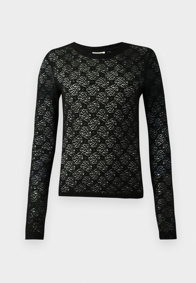 NMJUDITH - T-shirt à manches longues - black