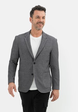 WAFFEL - Sakko - mittleres grau