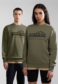 Napapijri - FABER  - Sweatshirt - green lichen Thumbnail-Bild 1