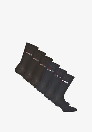 Fila UNISEX 6ER PACK - STRÜMPFE, STREET, LIFESYLE - Calcetines de deporte - schwarz/blau