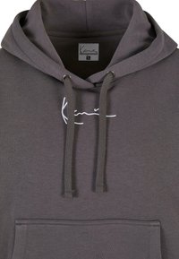 Karl Kani SMALL SIGNATURE ESSENTIAL OS  - Felpa con cappuccio - anthracite