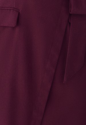 WILLA, ISRA - Tričkové šaty - plum