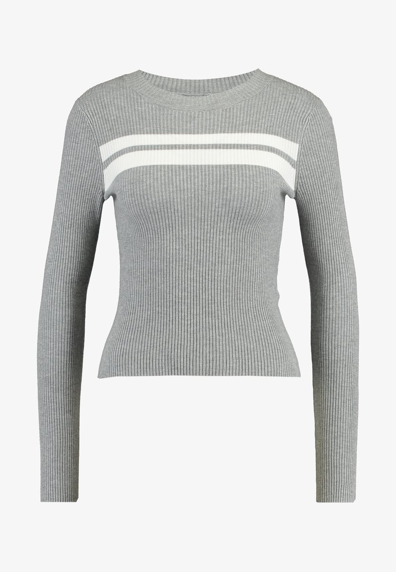 Even&Odd Strikkegenser greywhite Zalando.no Even&Odd Strikkegenser greywhite Zalando.no