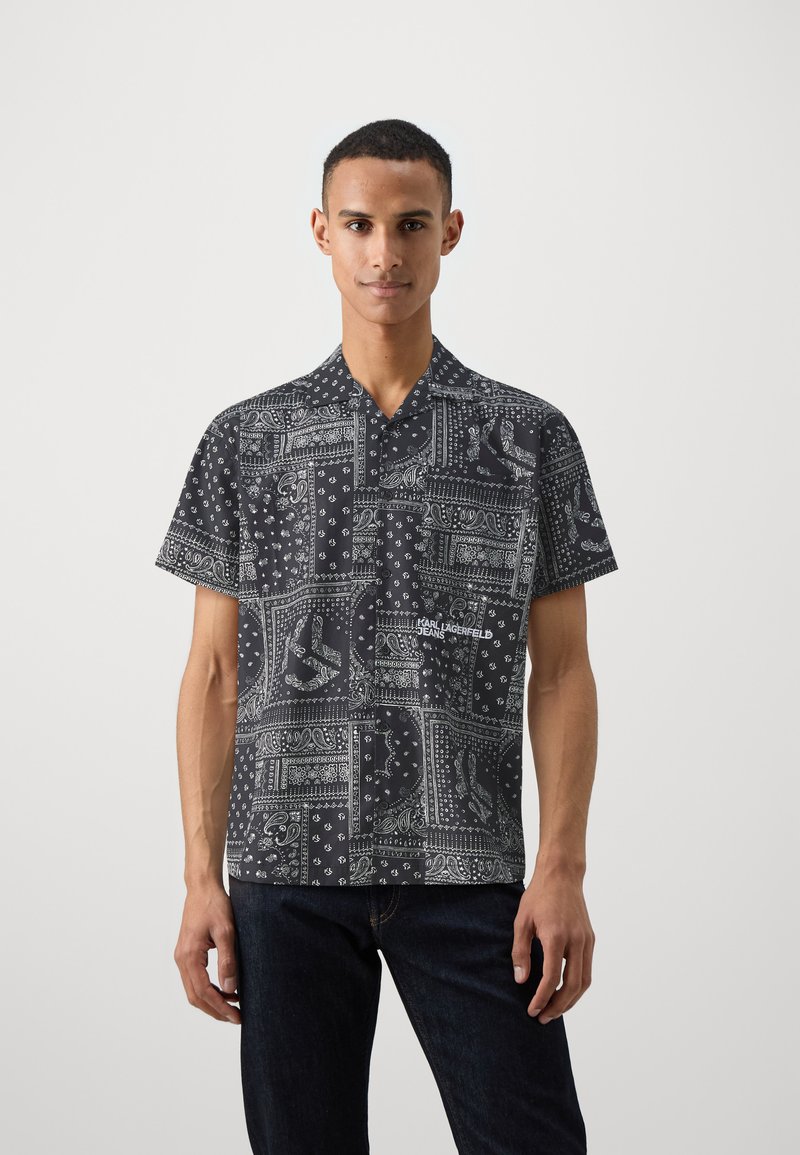 Karl Lagerfeld Jeans BANDANA - Camicia - black