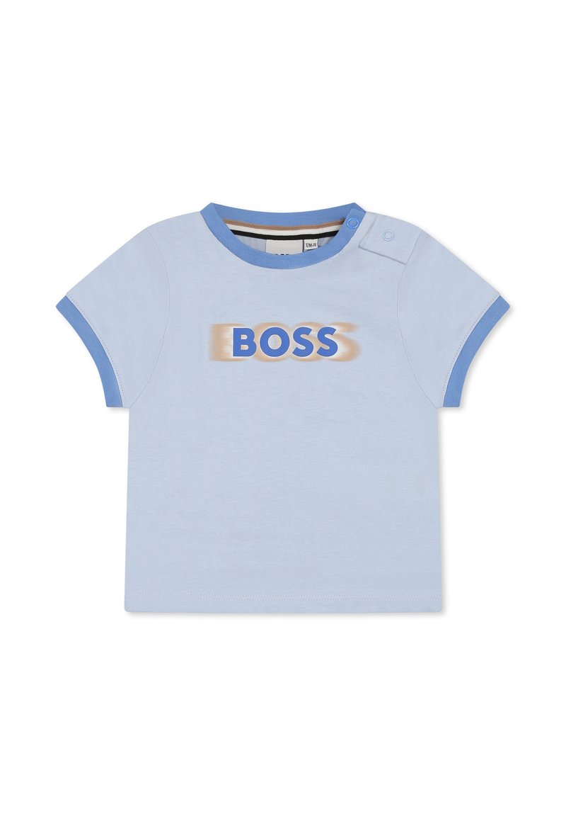 BOSS Kidswear T-shirt print lichtblauw BOSS Kidswear T-shirt print lichtblauw