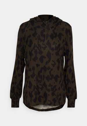 ONLY Tall, ONLELCOS EMMA HOOD - Svetrík - grape/black