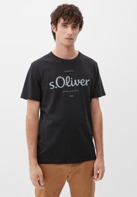 s.Oliver LOGO - T-shirt print - black placed print