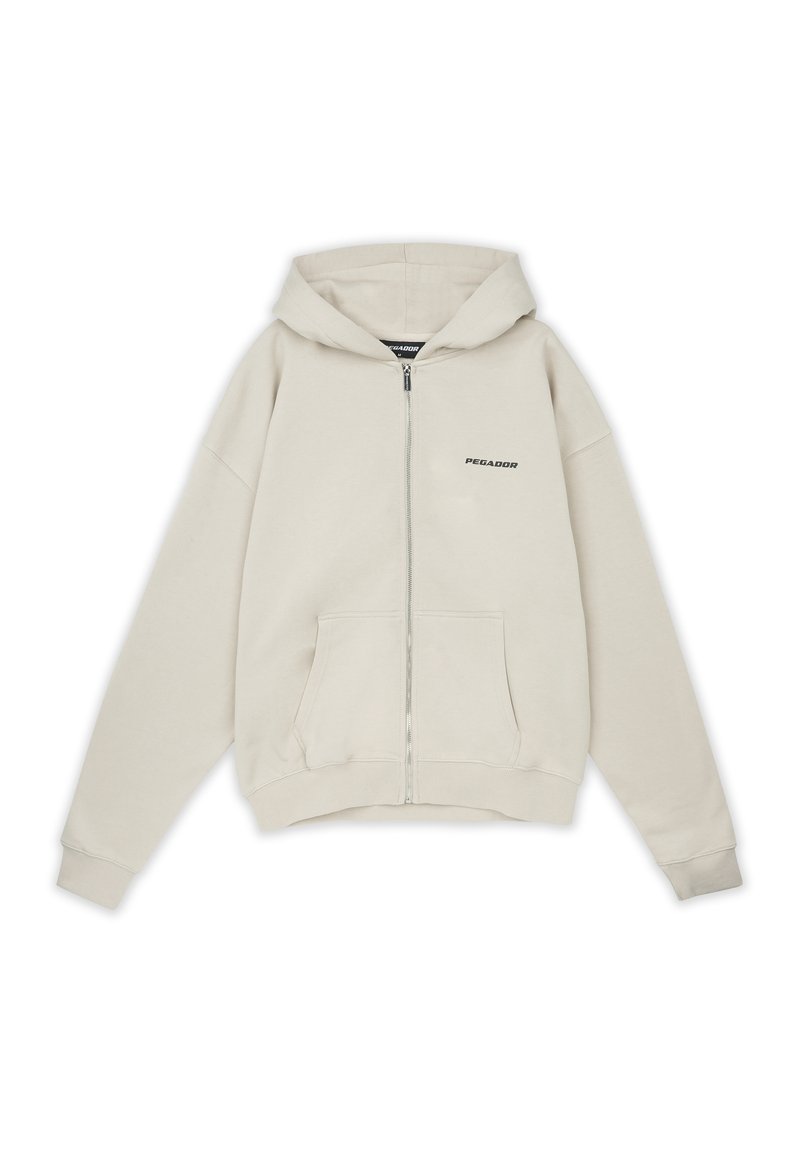 Pegador COLNE LOGO  - Kapucnis pulóver - washed dust cream