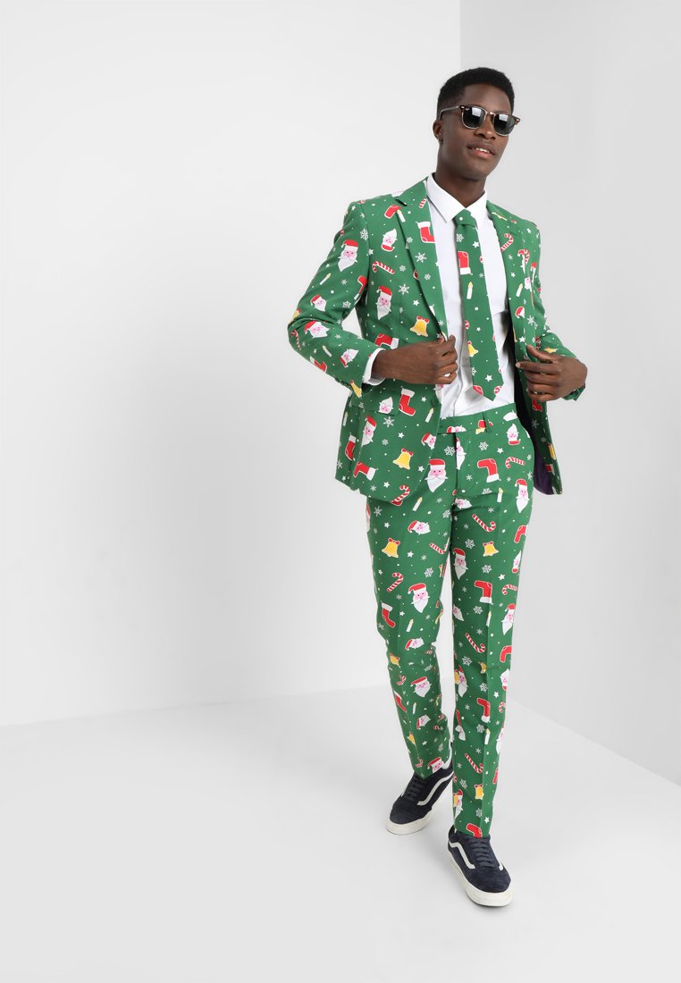 OppoSuits SANTABOSS - Completo - green/nero - Zalando.it