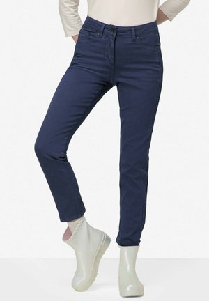 Slim fit jeans - dark-blue denim