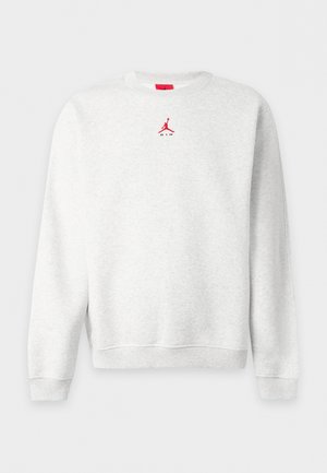 Jordan, Sweatshirt - neutral grey/university red