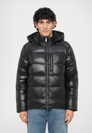 AIRDRIE SHINY PUFFER JACKET - Žieminė striukė - black