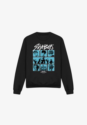 NETFLIX, KPOP DEMON HUNTERS SAJA BOYS POSTERIZED SQUARES - Sweatshirt - black