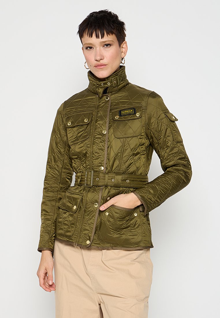 Barbour International Lichte jas olijfgroen Barbour International Lichte jas olijfgroen