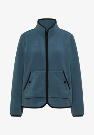 Cecil, FLEECE JACKET WITH ZIP AND STAND-UP COLLAR - Forro polar - mountain air blue