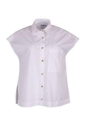 Button-down blouse - white