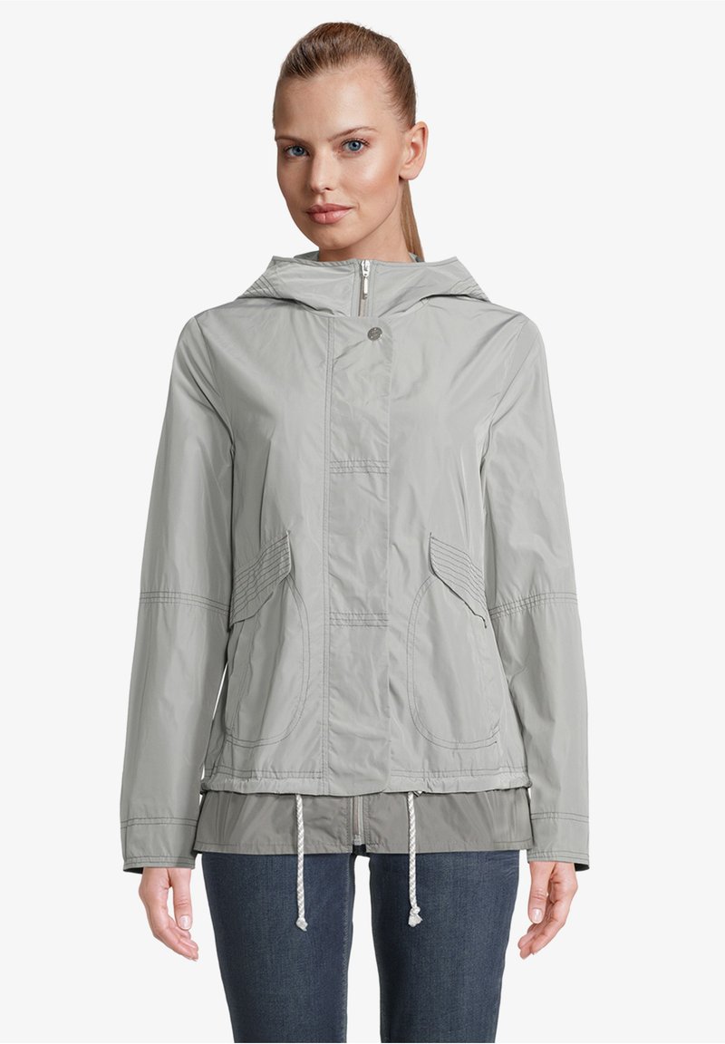 Damen Leichte Jacken | Amber & June MIT KAPUZE Regenjacke / wasserabweisende Jacke quarry/hellgrau - AY35091 Damen Leichte Jacken | Amber & June MIT KAPUZE Regenjacke / wasserabweisende Jacke quarry/hellgrau - AY35091
