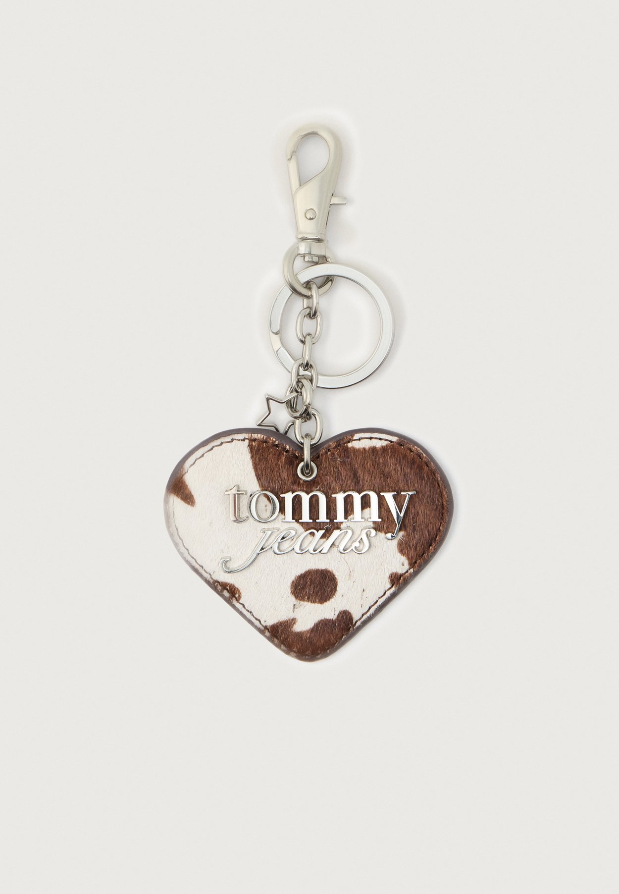 LOGO EMBROIDERY HEART CHARM
