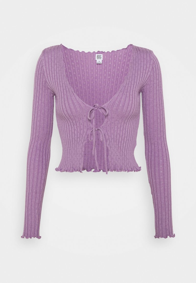 Bdg Urban Outfitters Noori Tie Front Cardigan Lilac Zalando Co Uk Bdg Urban Outfitters Noori Tie Front Cardigan Lilac Zalando Co Uk
