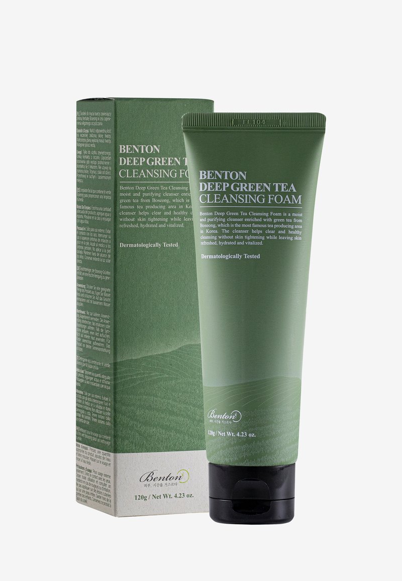 Benton - DEEP GREEN TEA CLEANSING FOAM - Mousse nettoyante, Agrandir