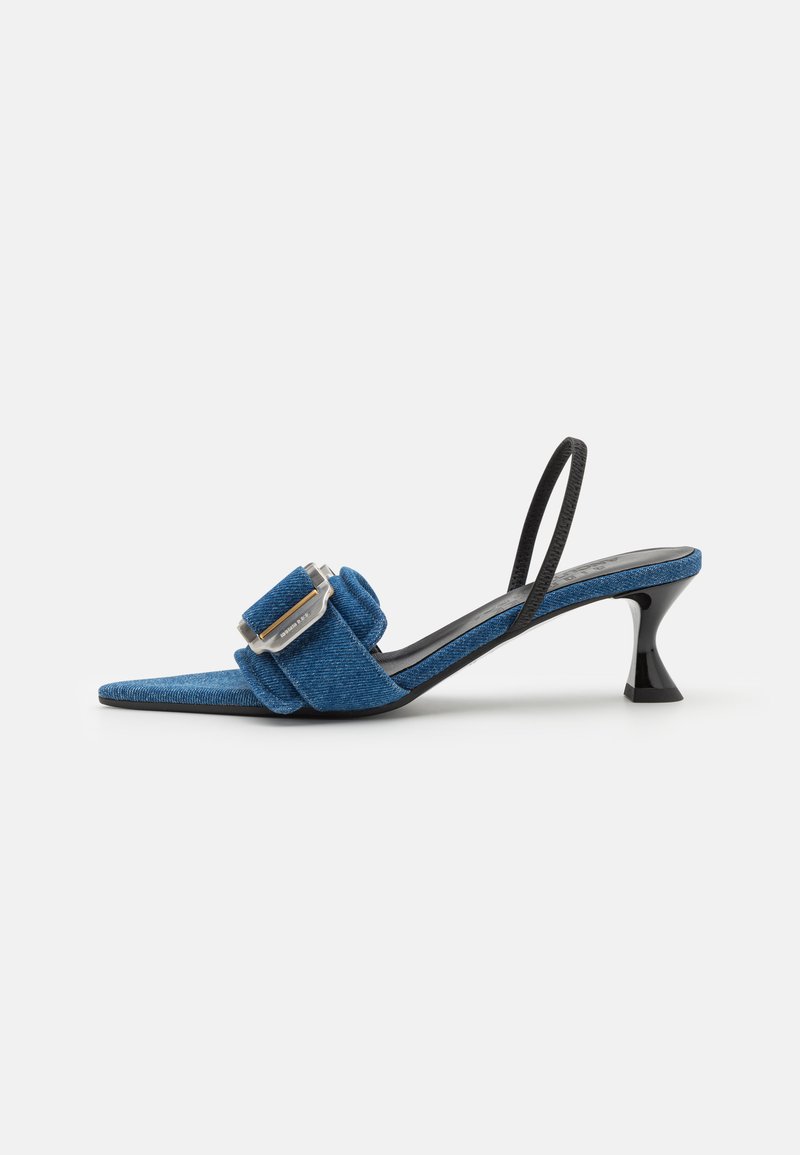 Ancuta Sarca - DION LEE KITTEN HEEL - Szandálok - blue, Nagyítás