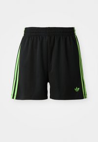 Tracksuit bottoms - black/signal green